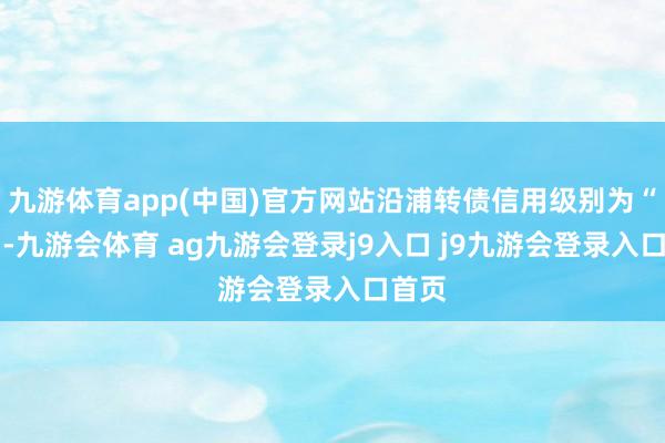 九游体育app(中国)官方网站沿浦转债信用级别为“A+”-九游会体育 ag九游会登录j9入口 j9九游会登录入口首页
