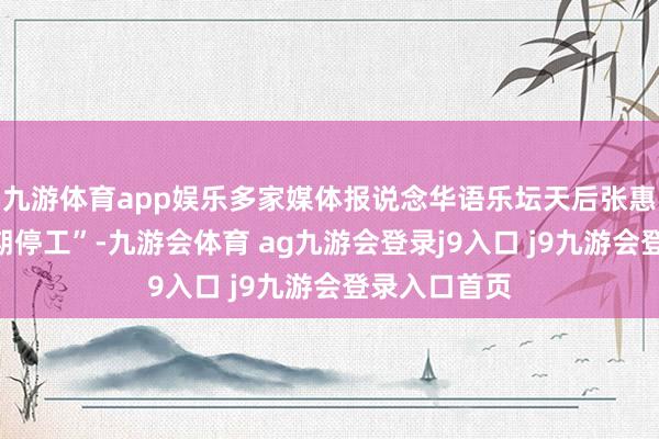 九游体育app娱乐多家媒体报说念华语乐坛天后张惠妹将“无穷期停工”-九游会体育 ag九游会登录j9入口 j9九游会登录入口首页