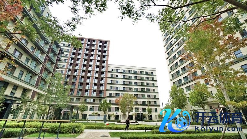 环境优好意思的北京创始和园繁星租住社区(2024年10月17日摄)。新华社图