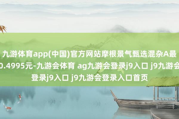 九游体育app(中国)官方网站摩根景气甄选混杂A最新单元净值为0.4995元-九游会体育 ag九游会登录j9入口 j9九游会登录入口首页