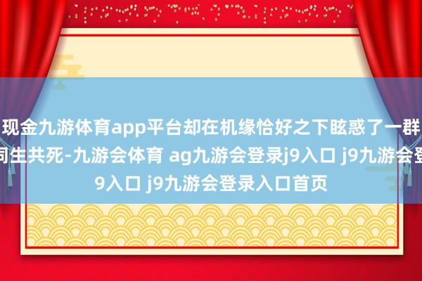 现金九游体育app平台却在机缘恰好之下眩惑了一群志同谈合的同生共死-九游会体育 ag九游会登录j9入口 j9九游会登录入口首页